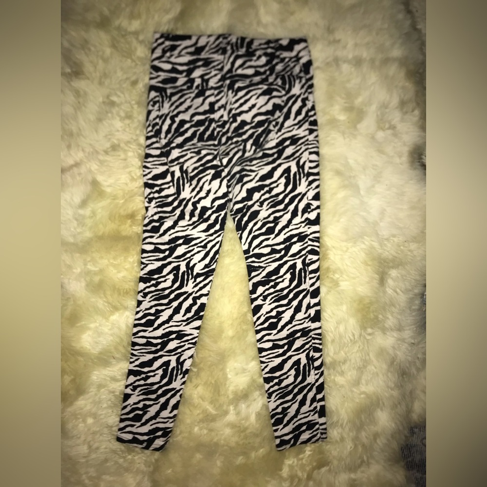 Zebra print jeans